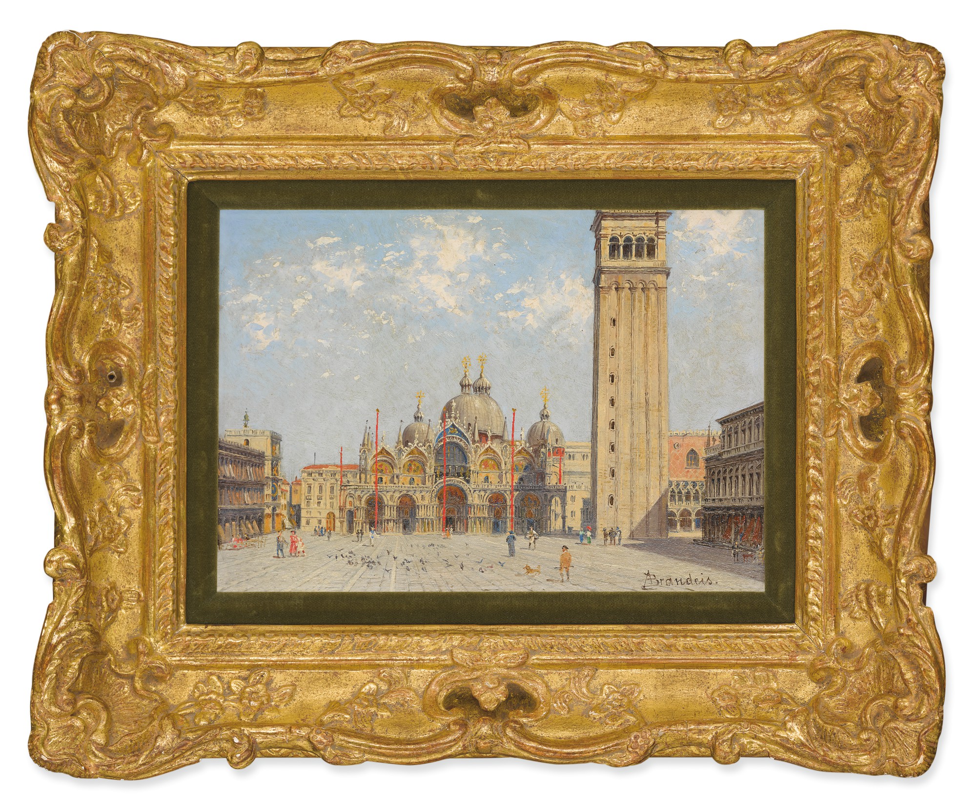 ANTONIETTA BRANDEIS | PIAZZA SAN MARCO WITH THE PALAZZO DUCALE AND CAMPANILE