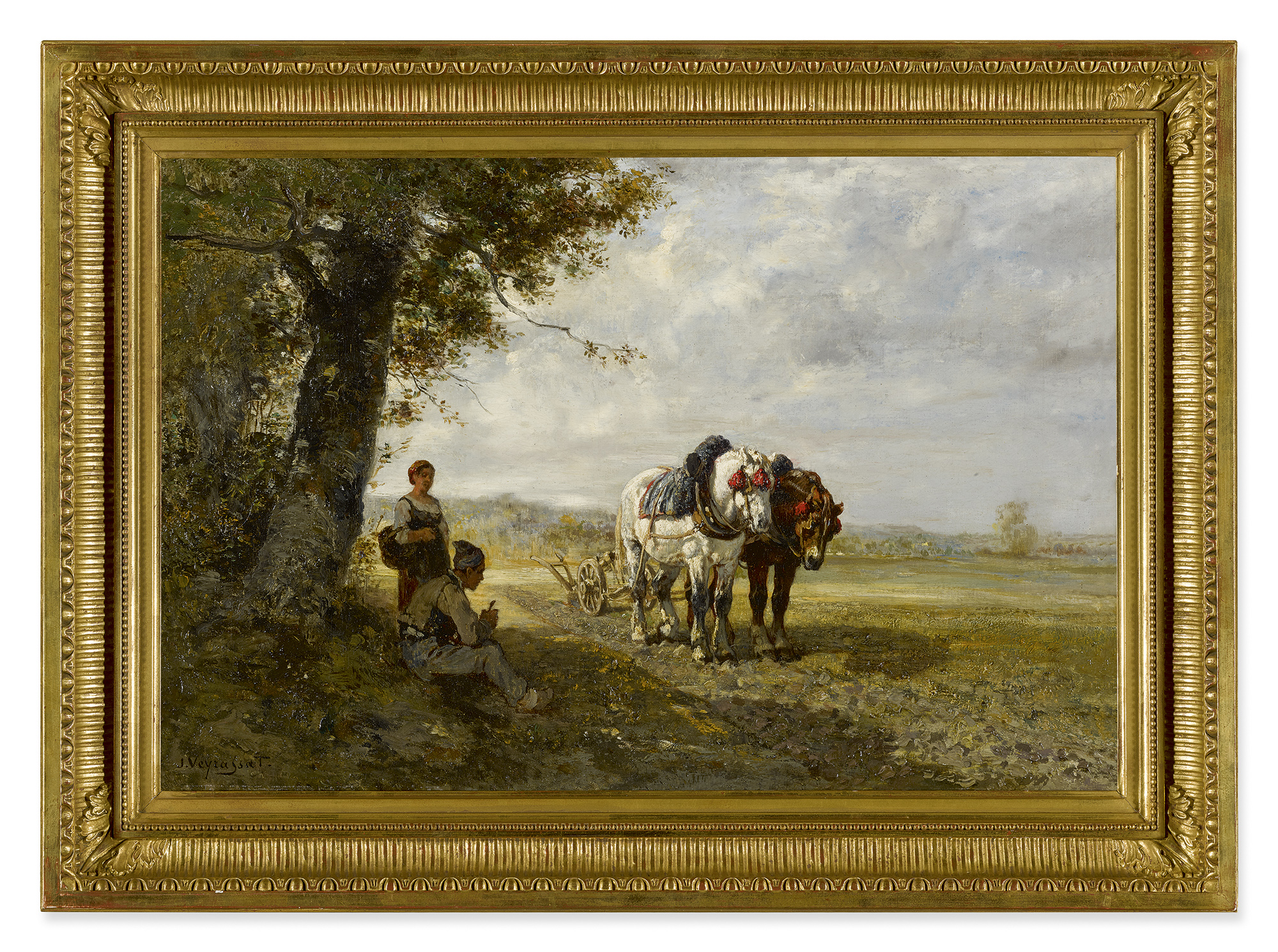 JULES-JACQUES VEYRASSAT | AN AFTERNOON'S RESPITE