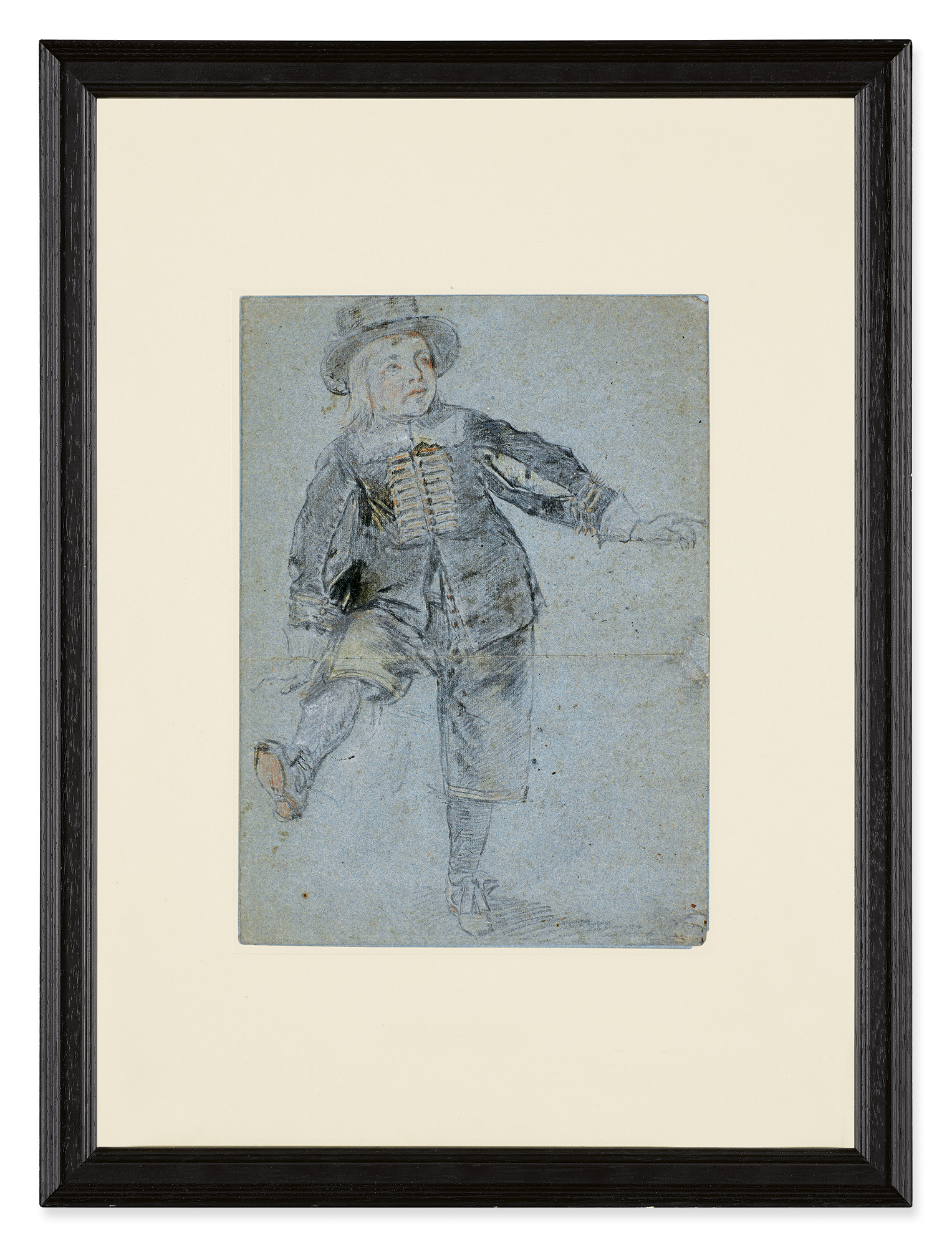 DUTCH SCHOOL, 17TH CENTURY | STUDY OF A BOY STANDING ON ONE LEG