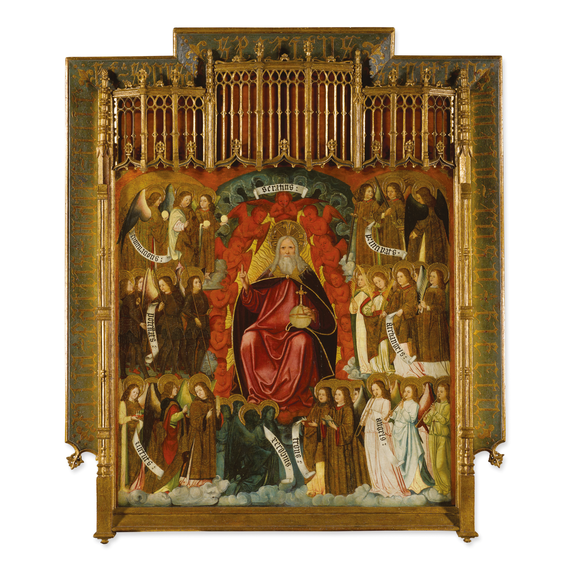JOAN GASCÓ | GOD THE FATHER ENTHRONED AND SURROUNDED BY THE CELESTIAL HIERARCHY