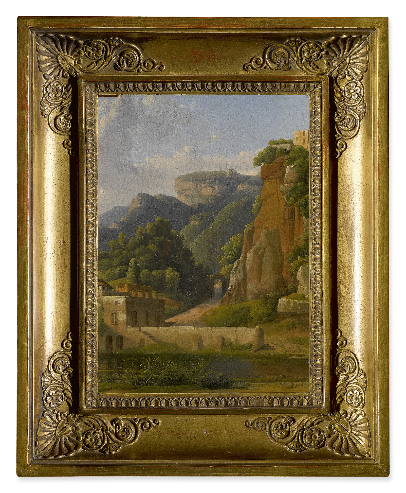 ALEXANDRE-HYACINTHE DUNOUY | VIEW OF STABIAE, NEAR CASTELLAMMARE