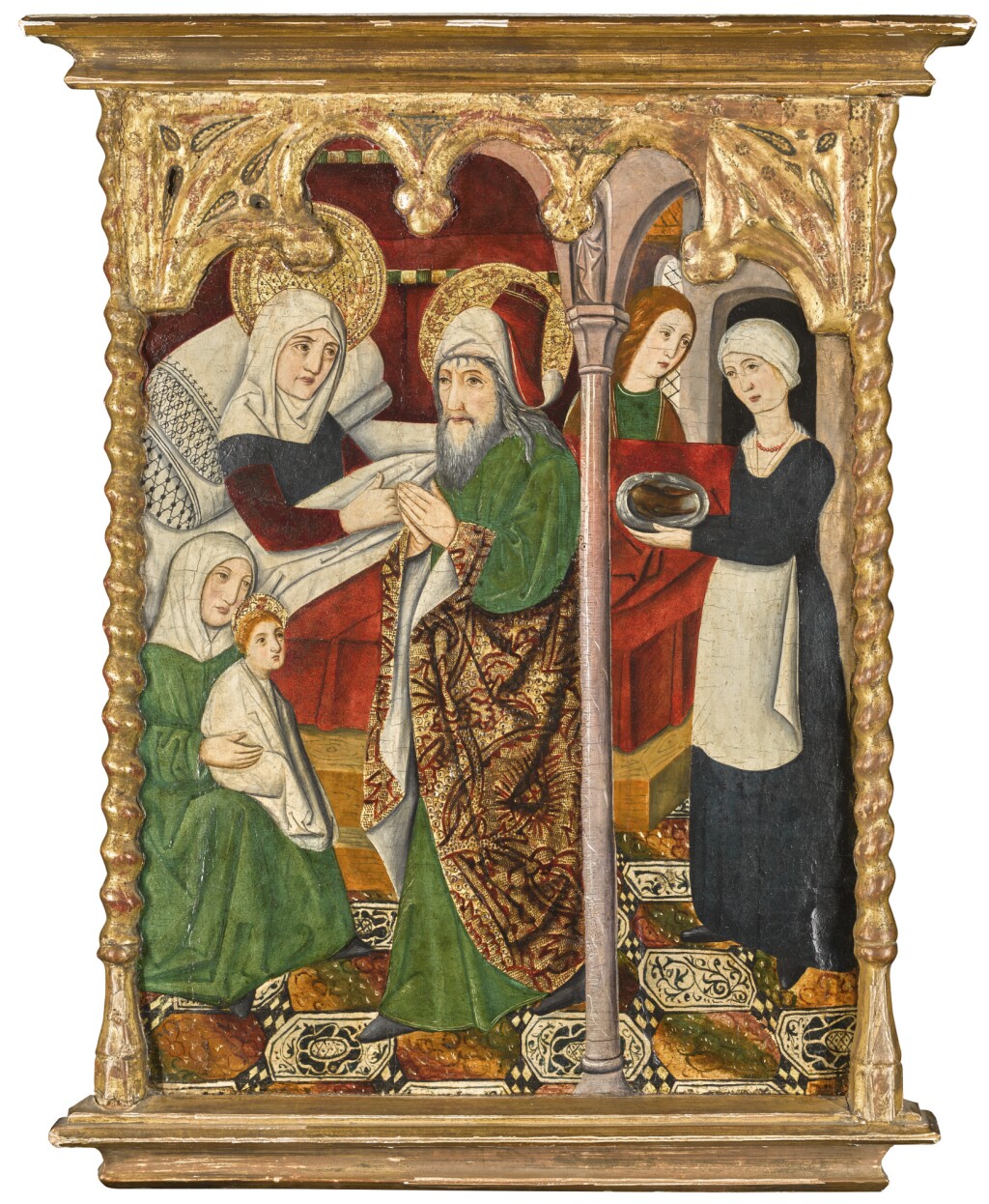 CASTILIAN SCHOOL, EARLY 16TH CENTURY | The birth of the Virgin
