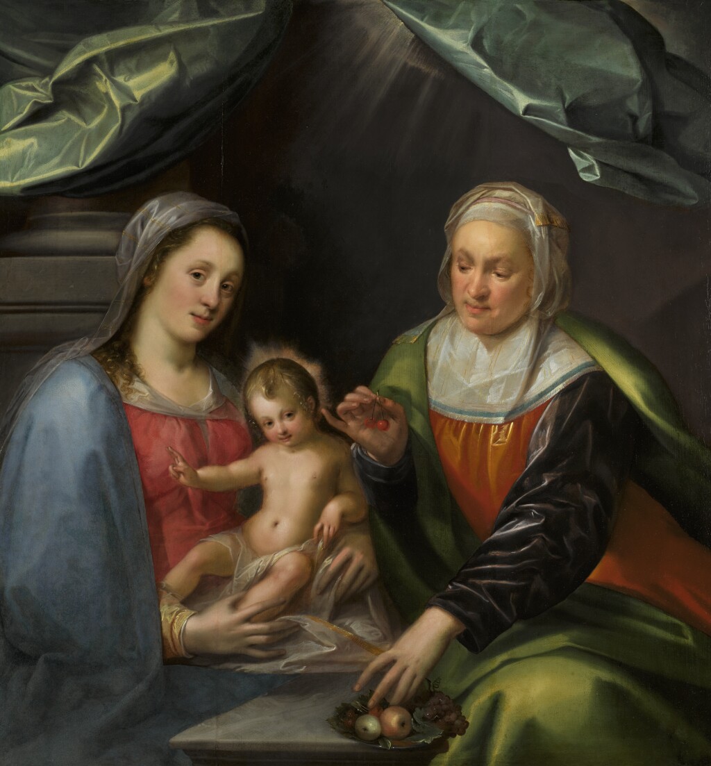 GORTZIUS GELDORP | The Virgin and Child with Saint Anne